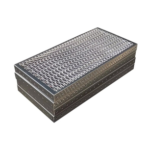 Painel de plataforma antiderrapante com boca de crocodilo